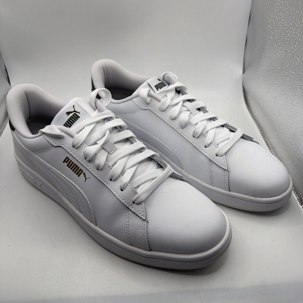 Puma Ace Court Sneakers White&Green Men's SoftFoam+ Size 11 - Picture 5 of 11